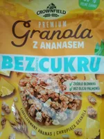 Chrupiąca granola - z płatkami owsianymi i liofilizowanym ananasem