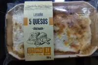 Lasaña 5 Quesos