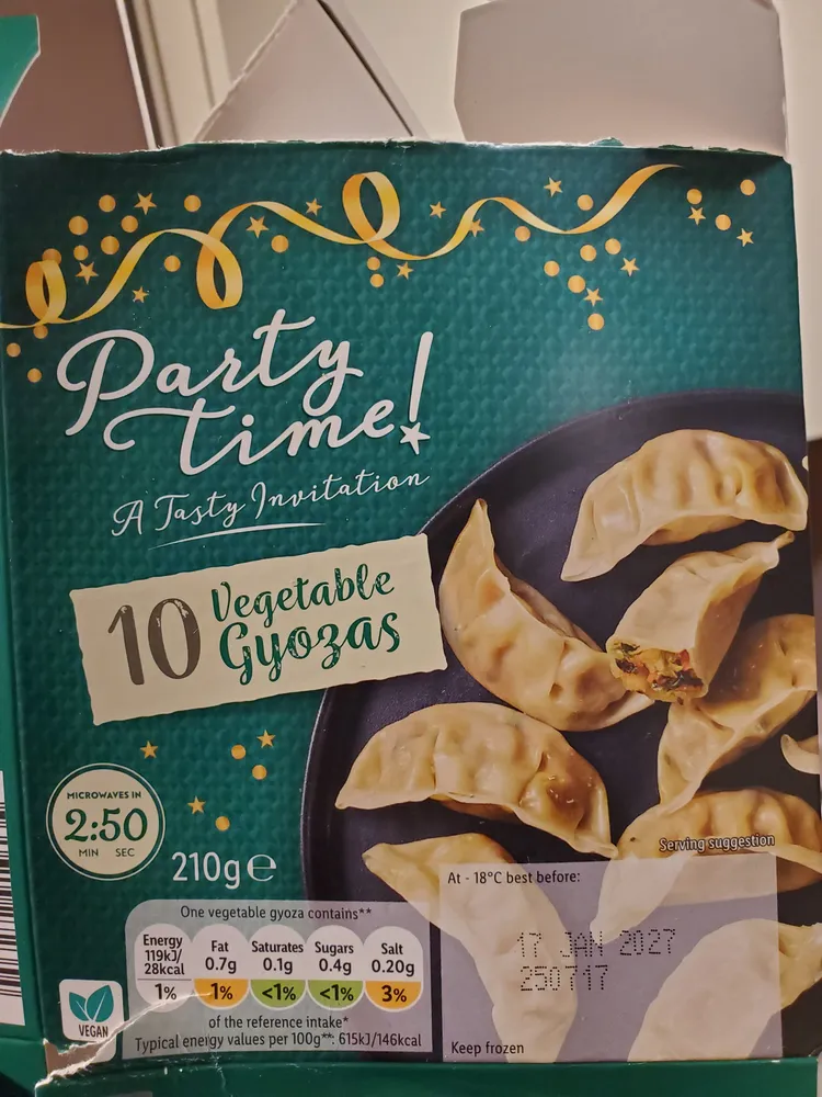 10 Vegetable Gyozas