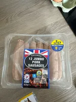 RED BIRCHWOOD 12 JUMBO PORK SAUSAGES TRACTOR CERTI