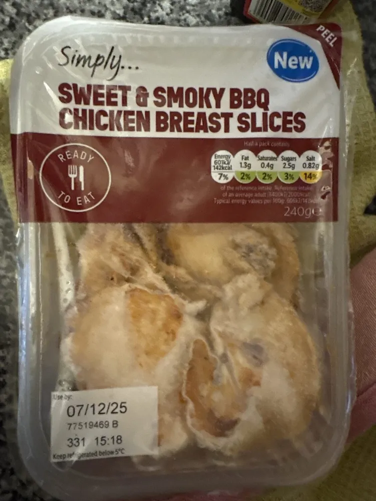Sweet & Smokey BBQ Chicken Breast Slices