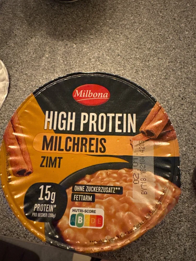 High Protein Milchreis Zimt