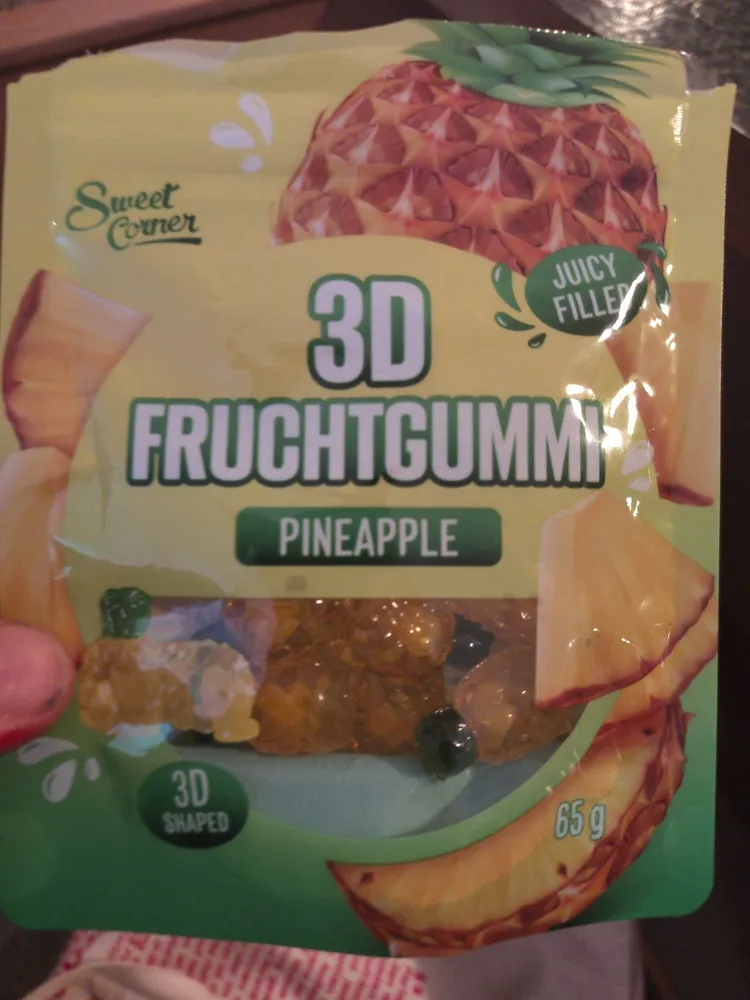 3D FRUCHTGUMMI PINEAPPLE