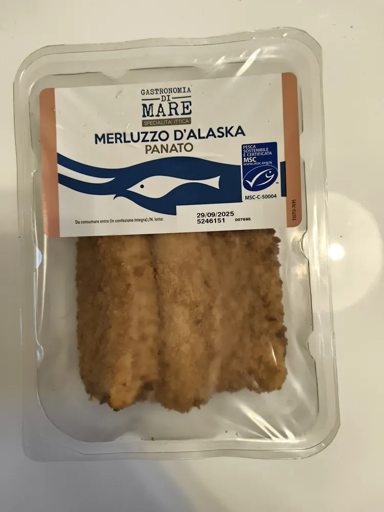 Merluzzo d'Alaska panato