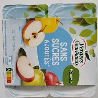 SANS SUCRES AJOUTÉS Pomme