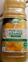 Pur jus orange avec pulpe