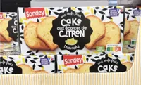 Cake aux écorces de citron tranché