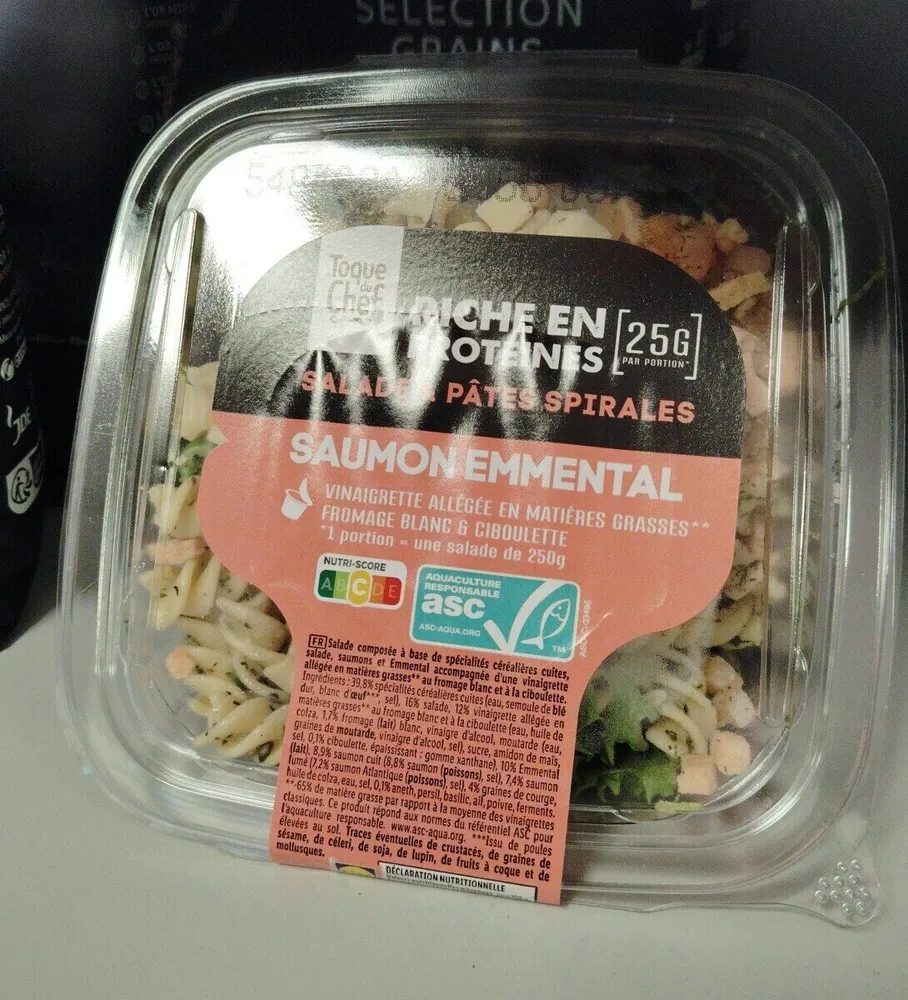 Salade saumon emmental