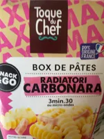Box de pates radiatori carbonara