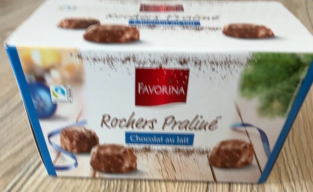 Rochers praliné chocolat au lait