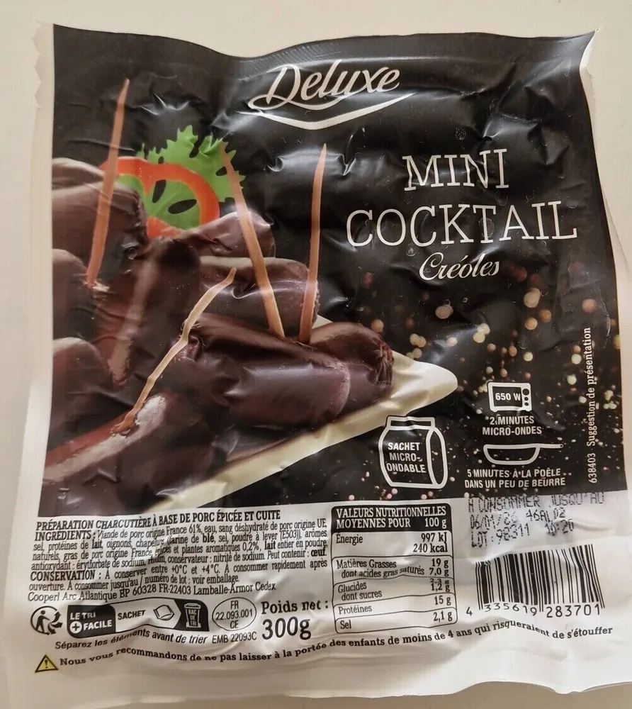 Mini cocktail créole
