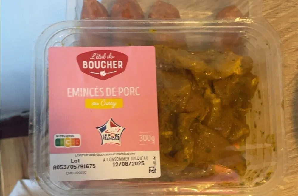 Émincés De Porc Au Curry
