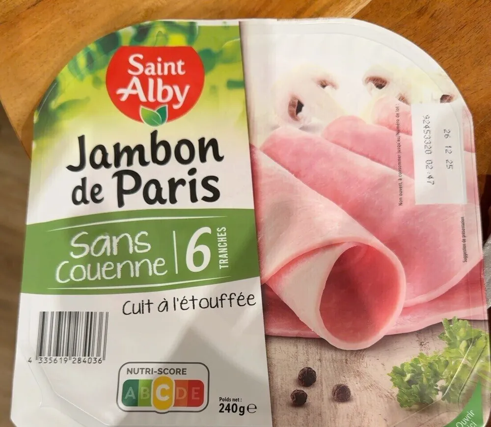 Jamon cuit de paris