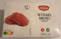10 Steaks hachés pur boeuf