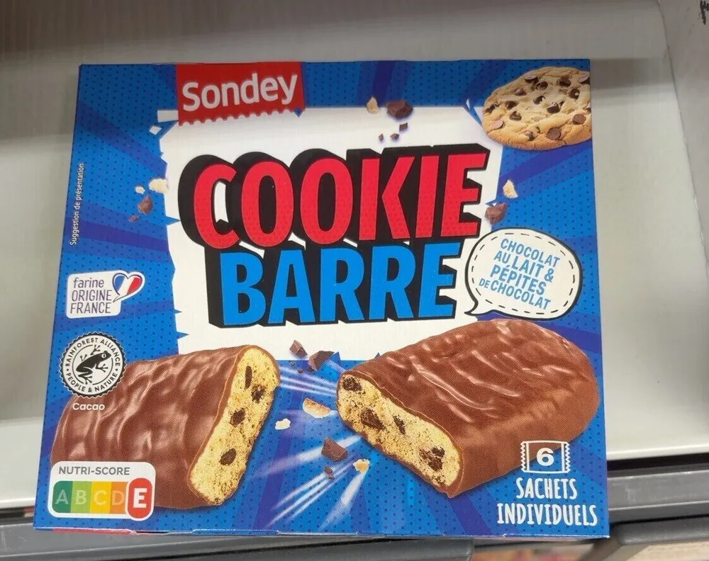 Cookie barre