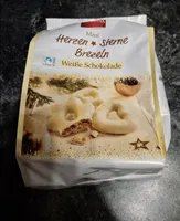 Mini Herzen Sterne Brezeln Weiße Schokolade