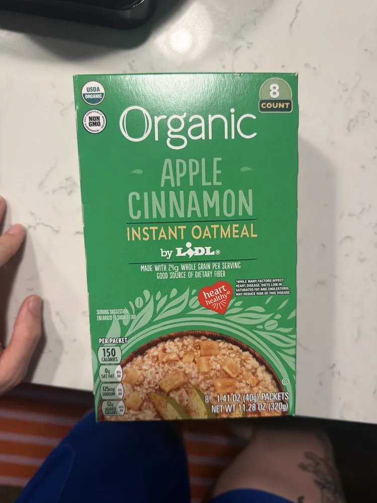 Organic Instant Oatmeal - Apple Cinnamon