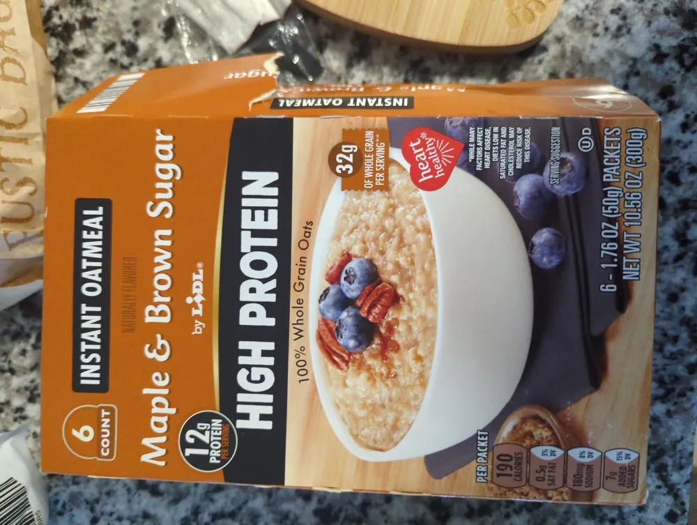 High Protein Mple Brown Sugar Oatmeal