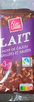 LAIT NOIX DE CAJOU GRILLÉES ET SALÉES