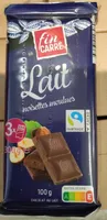 Lait noisettes moulues