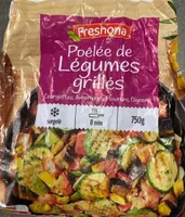 Poelee de legumes grilles