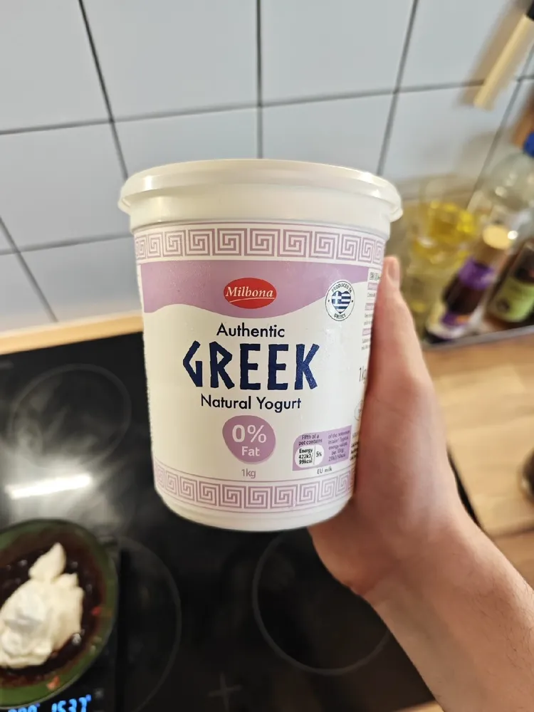Authentic GREEK Natural Yogurt 0% Fat