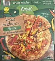 Vegane Holzofenpizza Verdura mit Vollkornweizenmehl