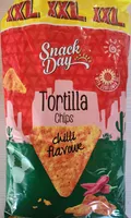 Snack day tortilla chips chili flavour