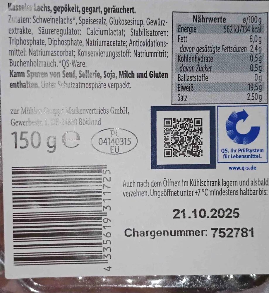 Kasseler Lachs