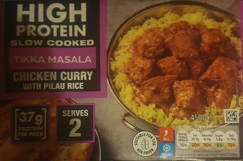 Tikka Masala Chicken Curry with Pilau Rice