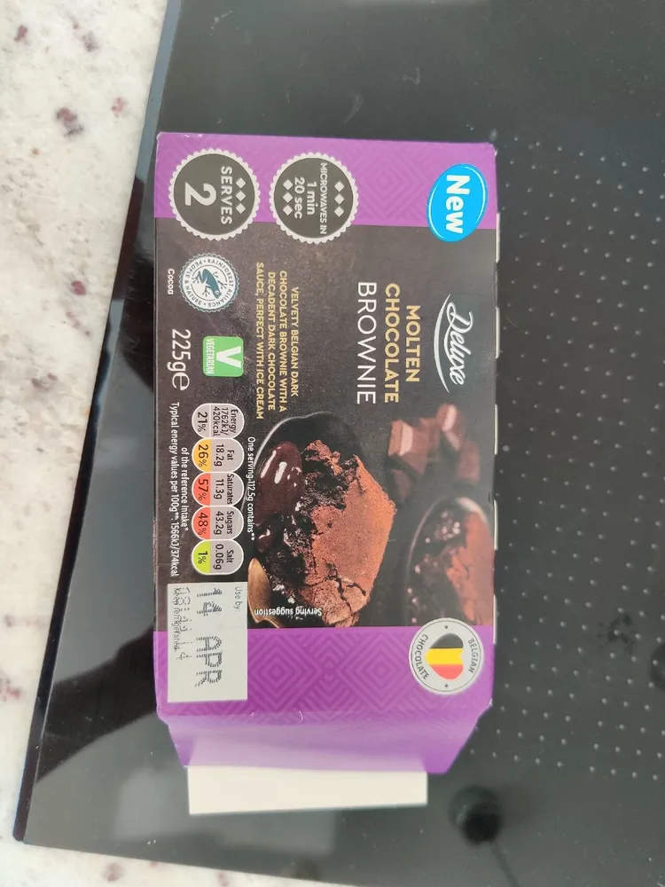 Deluxe Molten Chocolate Brownie