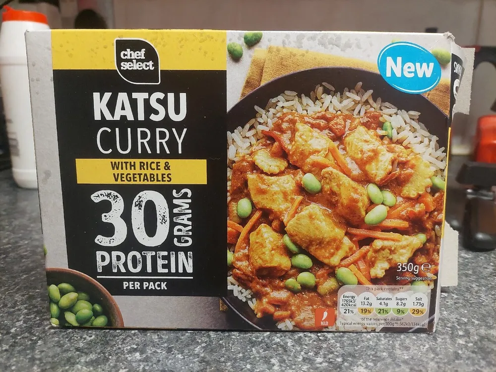 Katsu Curry with Rice & Vegetables