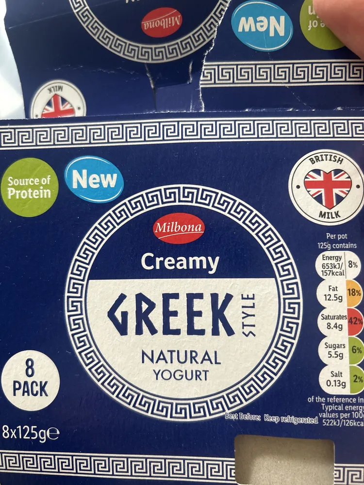 Creamy Greek Natural Yoghurt