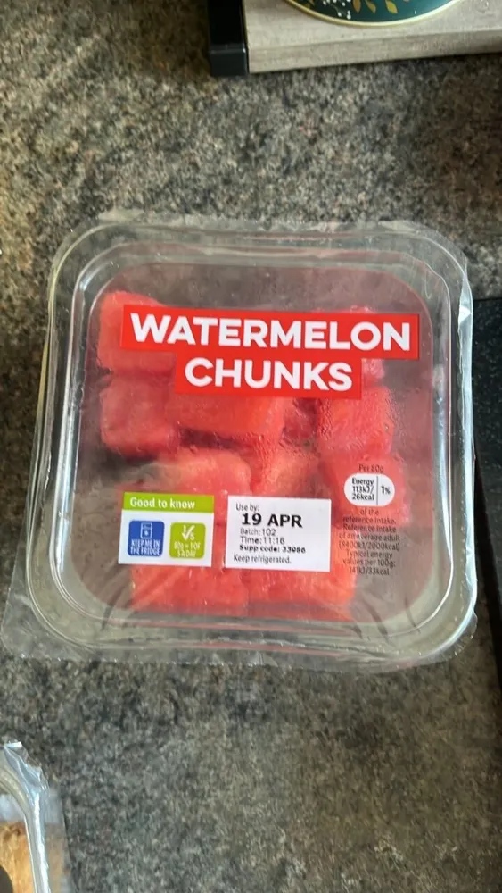 Watermelon chunks