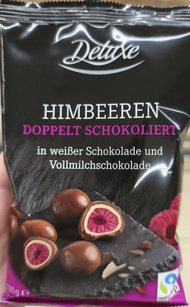 Himbeeren doppelt schokoliert