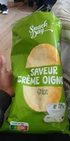 Chips goût crème oignons
