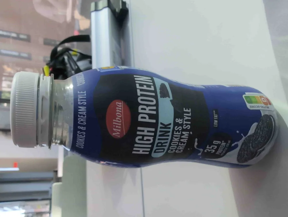 High protein drink cookies & cream style