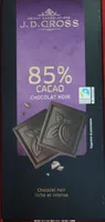 85% cacao chocolat noir