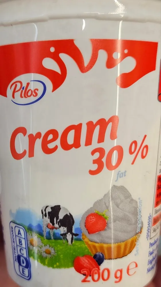 Сметана 30%