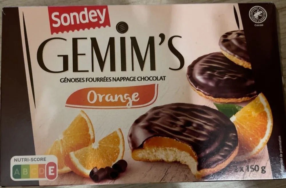 Gemim’s genoises fourrees nappage chocolat