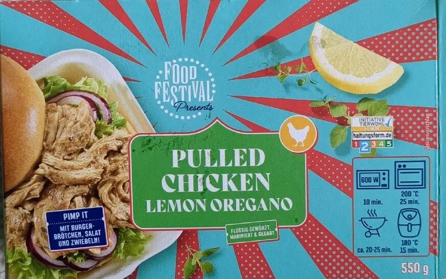 Pulled Chicken Lemon Oregano