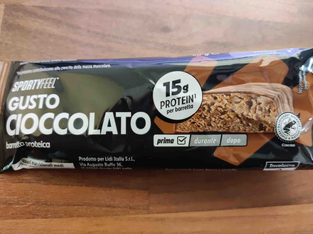 Barretta proteica gusto Cioccolato