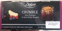 CRUMBLE Aux Pommes et Aux Fruits Rouges