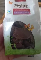 Friture , chocolat noir fourrage praliné