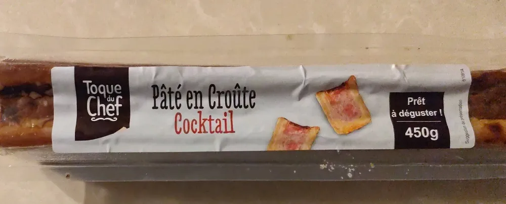 Pâte en croûte cocktail
