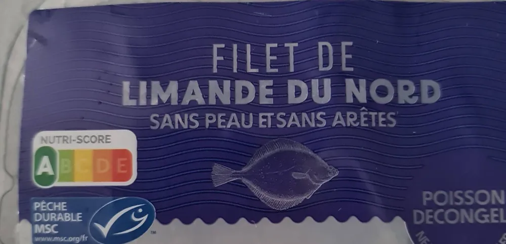 FILET DE LIMANDE DU NORD