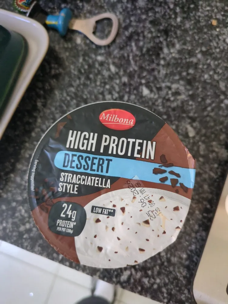 Stracciatella Style High Protein Dessert
