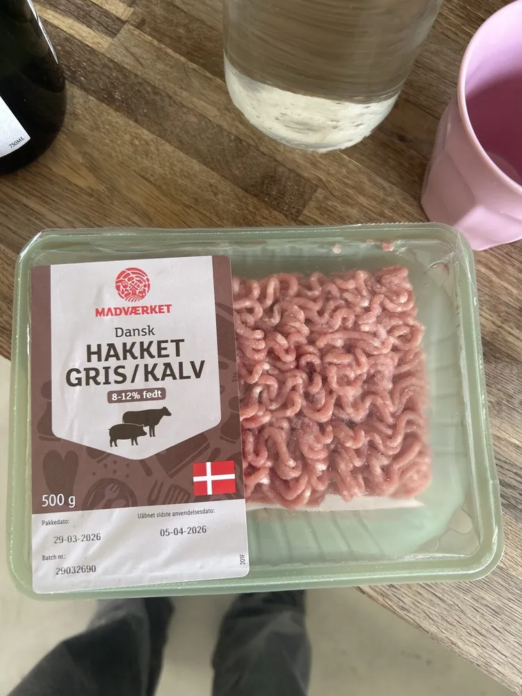 Dansk Hakket Gris/Kalv