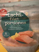 Lachsfiletportionen