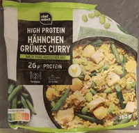 High Protein Hähnchen Grünes Curry